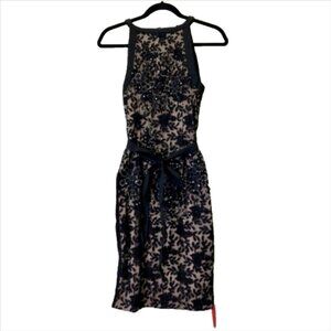 Aje Marabou Lace Dress in Black RARE